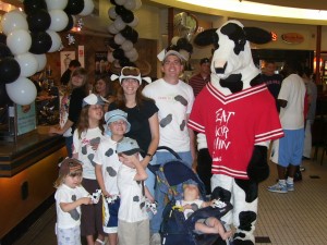 Meeting the Chick-Fil-A cow
